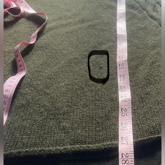 Orange Fashion Village Dark Green Wool Blend Pullover Sweater - Picture 13 of 13